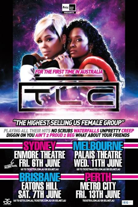 TLC — 30th Anniversary Australian Tour